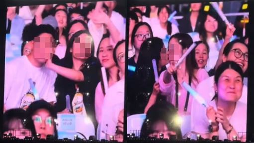 蕭敬騰Kiss Cam好尷尬　歌迷當眾推開男友