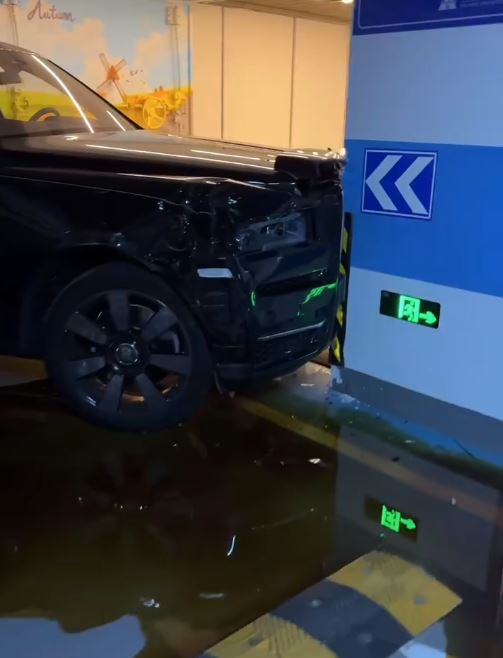 韓安冉在杭州發生車禍。（圖／翻攝自微博）