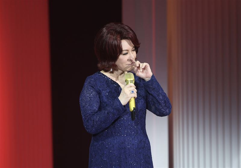 蔡琴為舞台奉獻47年,談及自身健康狀況一度哽咽。(圖/記者鄭孟晃攝影)