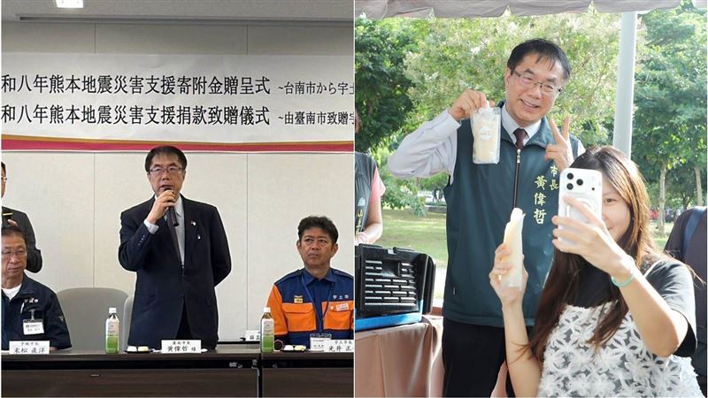 黃偉哲連續現身熊本台南　黃智賢喊：瘋了