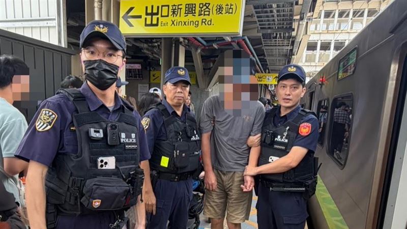 男搭火車揚言殺人　鐵警鷹眼緊追速逮