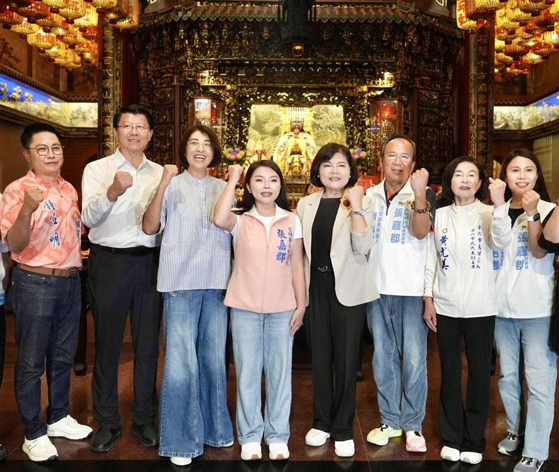 許淑華跨區力挺張嘉郡,盼雲林、南投女力聯合治理