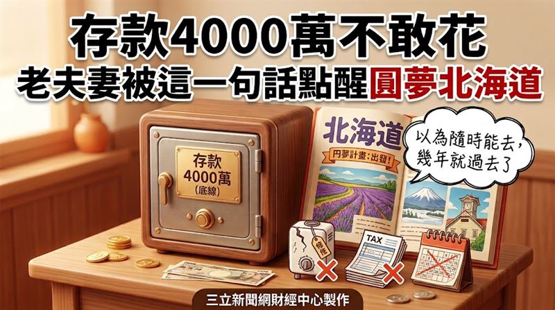 退休存4千萬不敢花　聽友一席話圓夢啟程