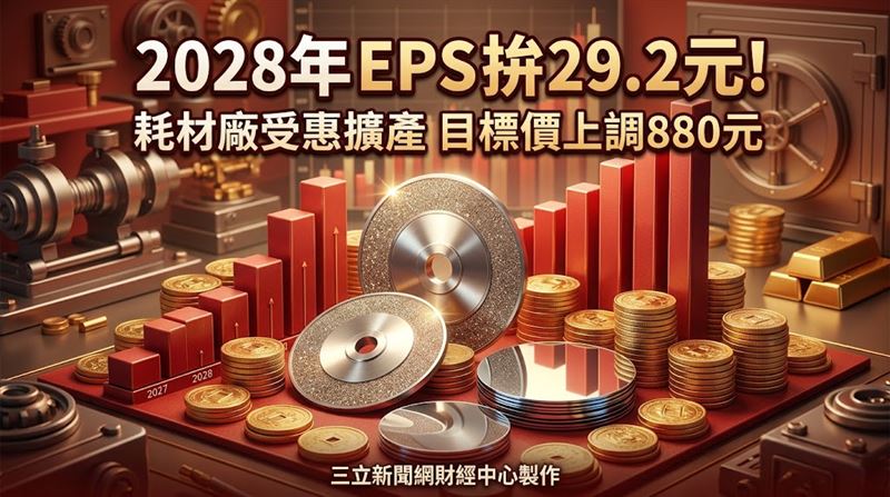 中砂受惠晶圓廠擴產　目標價上調880元！