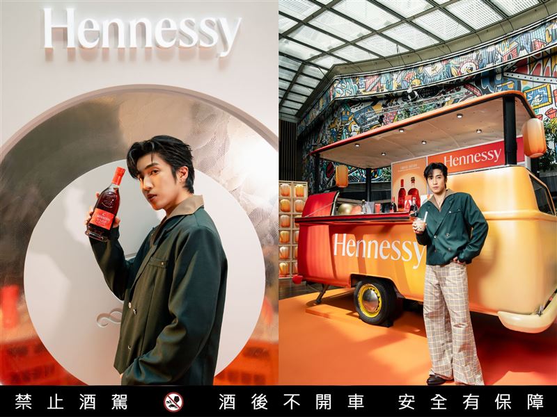 婁峻碩 (SHOU) 出席軒尼詩2026中秋限定品牌概念快閃店活動。(圖/品牌業者提供)