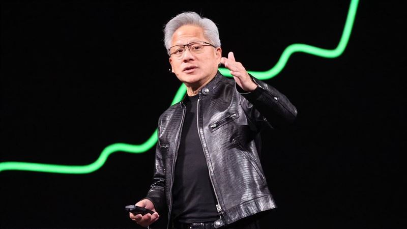 輝達(NVIDIA)執行長黃仁勳以直來直往的管理風格聞名,面對準備離職創業的員工,他不一定選擇「留下來再談」,反而可能直接點出對方的問題。(圖/記者鄭孟晃攝影)