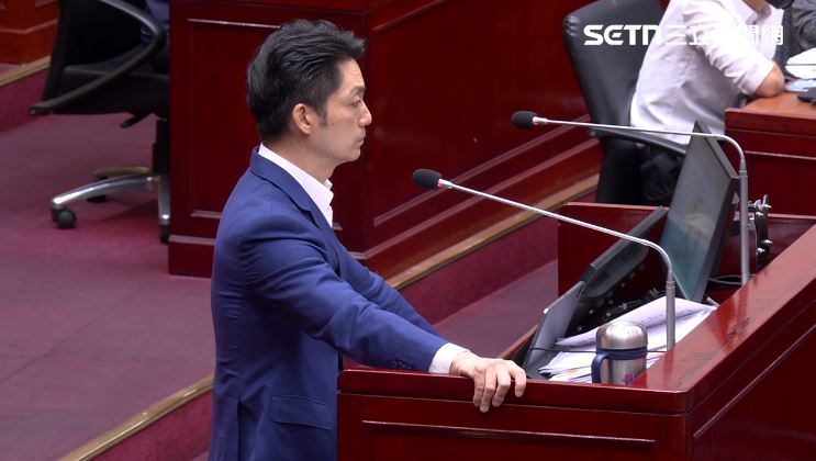 台北市長蔣萬安備詢。（圖／翻攝畫面）