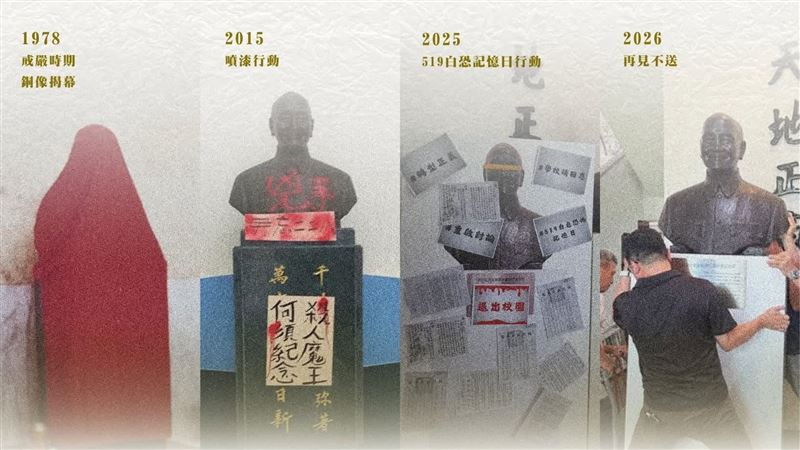 東吳移除老蔣銅像　島社：威權不應被紀念