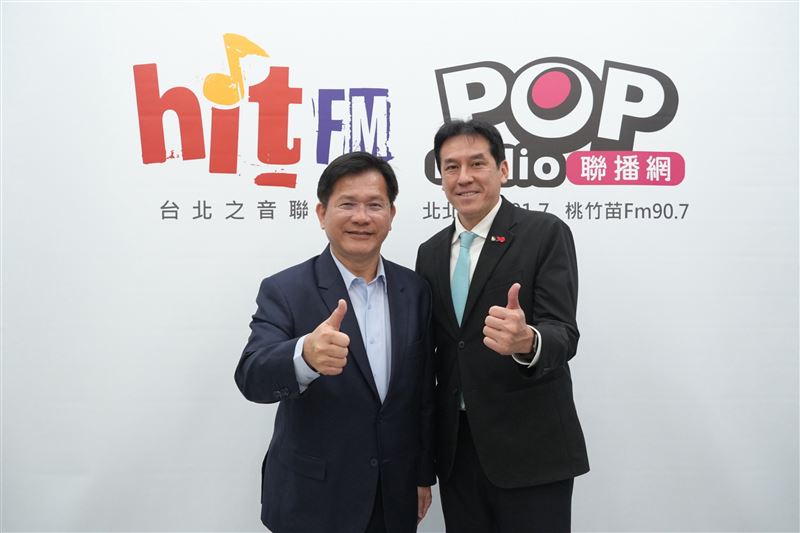 林佳龍接受《POP撞新聞》主持人黃暐瀚專訪（圖／《POP撞新聞》提供）