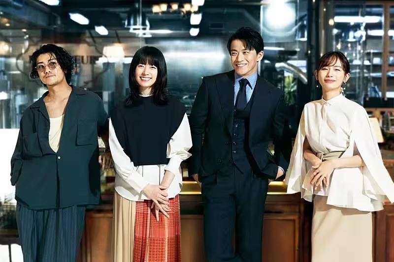 中村友理去年曾與小栗旬、「韓劇女神」韓孝周、赤西仁一同主演Netflix日劇《浪漫匿名者》。(圖/翻攝自Netflix IG)
