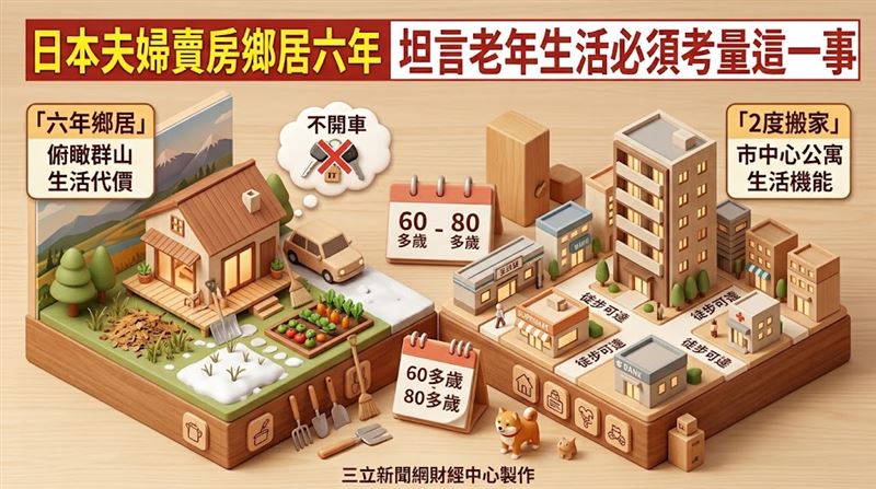 退休夫婦移居鄉下六年　面臨這事困住了