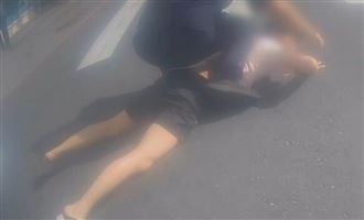 桃園女肇事逃逸！拒檢遭警方破窗當街壓制