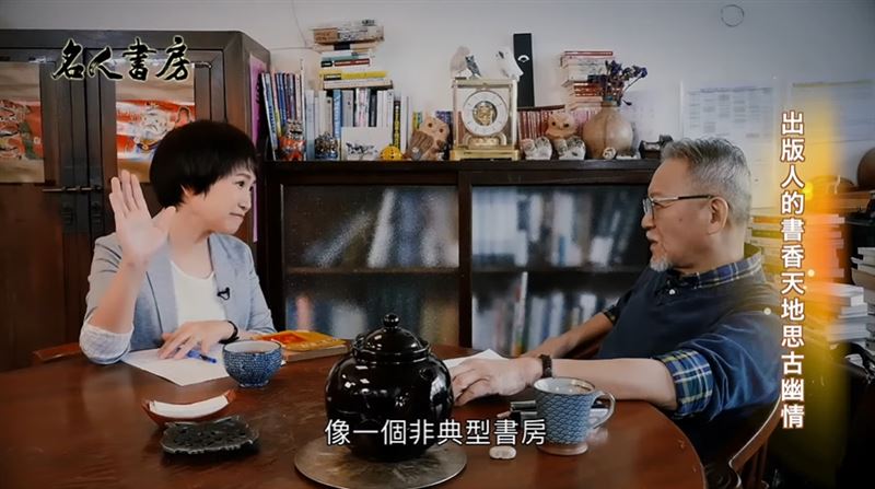 剛走出郭怡美就接噩耗!詹慶齡淚揭郭重興心願:讀書讓人變更好、提高臺灣閱讀率。(圖/翻攝自冠德玉山教育基金會《名人書房》)