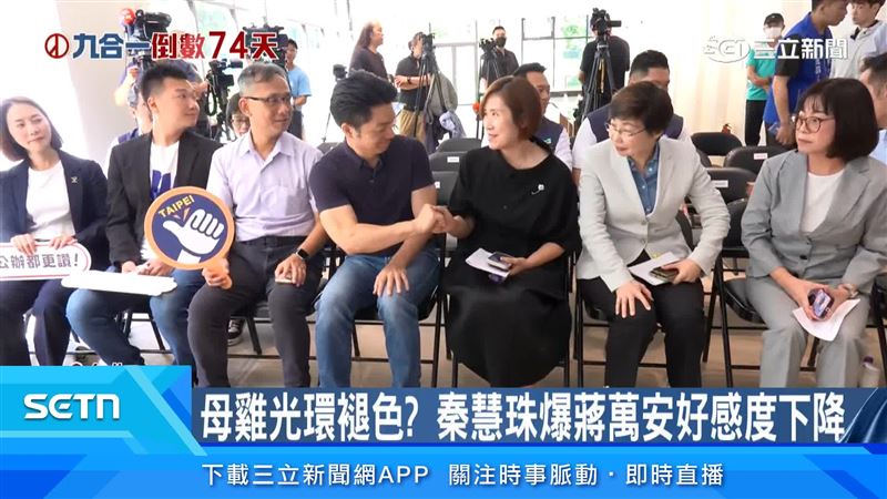 蔣萬安出席市政記者會,被發現座位沒坐滿,只有一位同黨議員出席