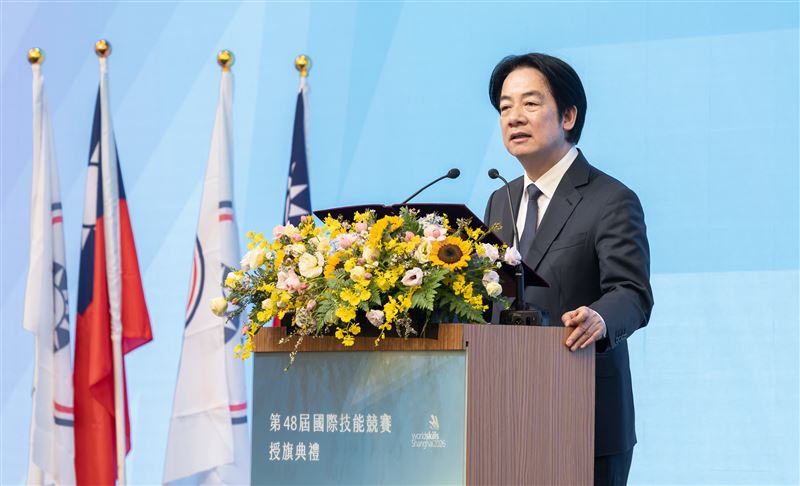 賴清德勉勵國手們，把台灣的職人精神帶到全世界（圖／總統府提供）