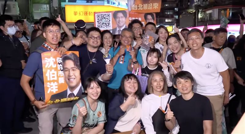 洋流席捲公館！沈伯洋100公尺走10分鐘
