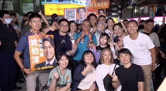 洋流席捲公館！沈伯洋100公尺走10分鐘