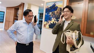 沈伯洋見陳水扁笑喊1件事！陳致中急喊冤