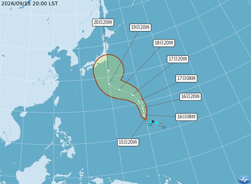 氣象暑分析準颱風杜鵑未來動向。(圖/翻攝自氣象暑)