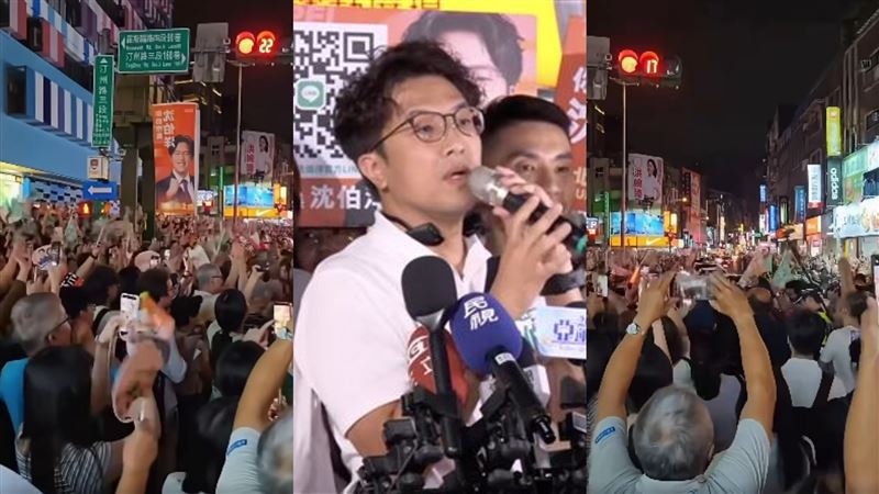 沈伯洋掃街擠爆！他酸藍營：繼續罵蟑螂