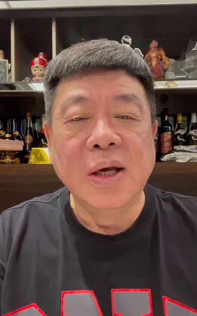 孫德榮拍片說明重摔經過。(圖/翻攝自孫德榮臉書)