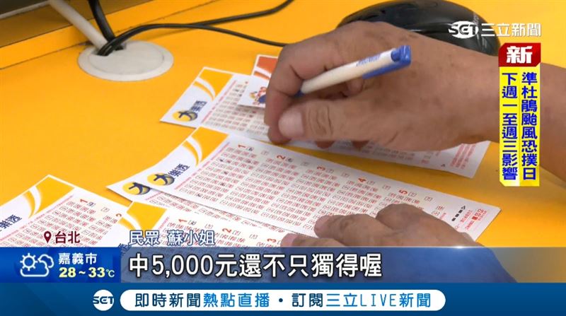 台彩慶中秋!大樂透全新加碼雙重中,70組100萬+6千個5千元。(圖/截自影片)
