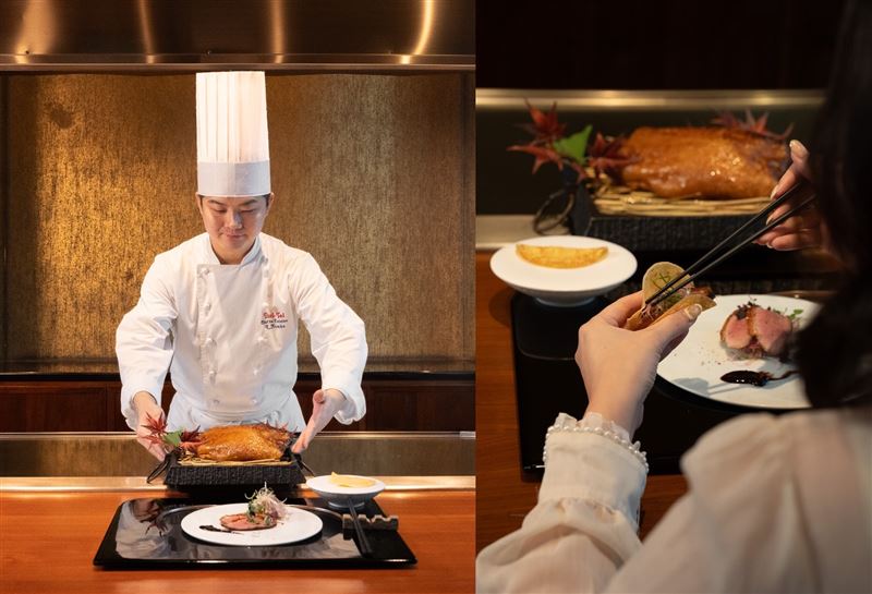 Ukai-tei鐵板燒-碳烤台灣胭脂鴨。(圖/飯店旅宿業者提供)