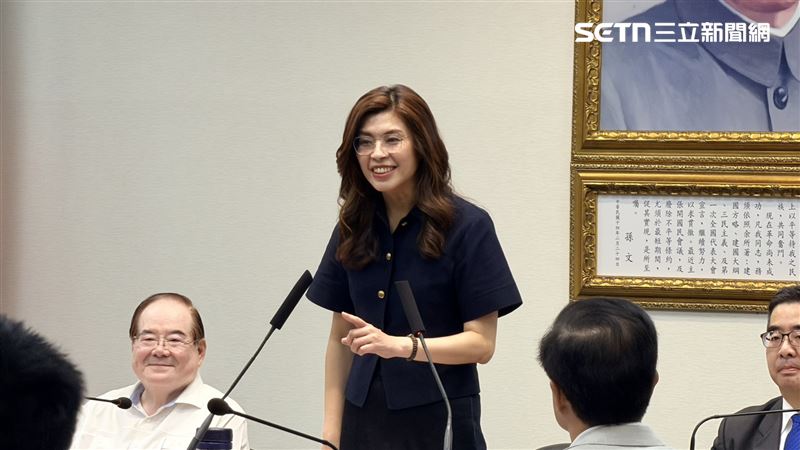 鄭麗文在國民黨中常會致詞(圖/記者陳思妤攝影)