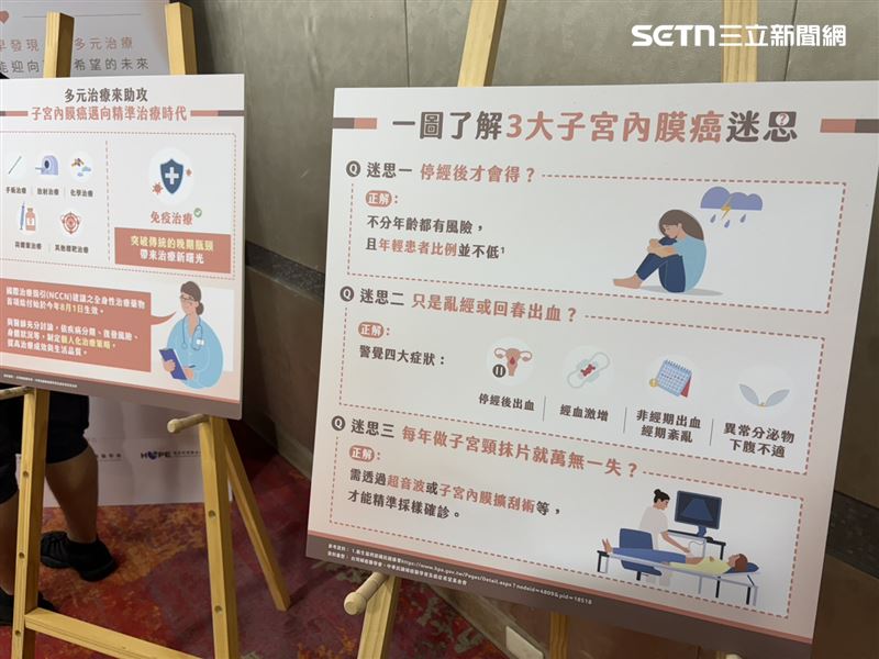 子宮內膜癌常見三大迷思。（圖／記者簡浩正攝影）