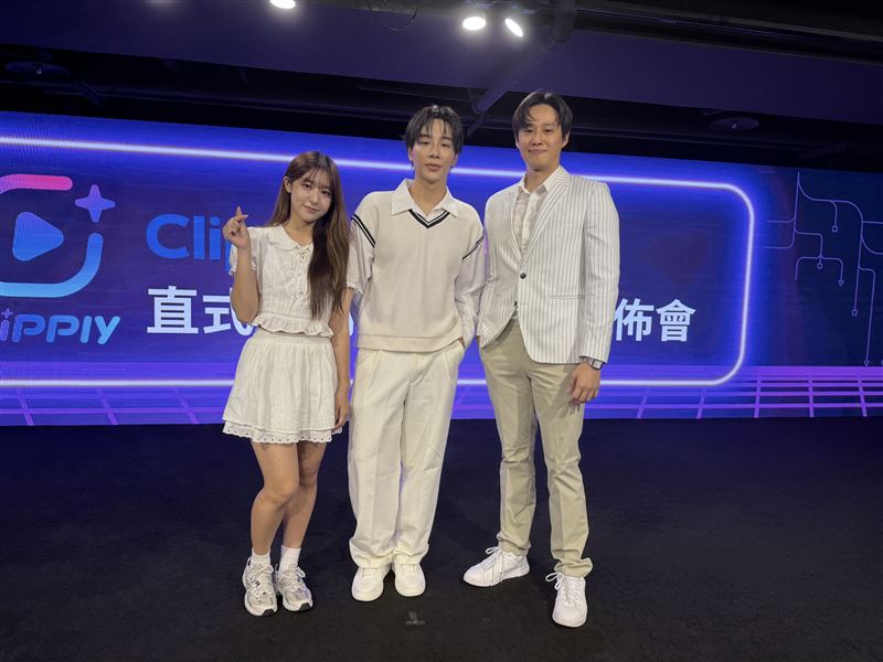 麥允唯(左起)、儲旭(儲榢逸)、徐新洋。(圖/Clipply POP提供)