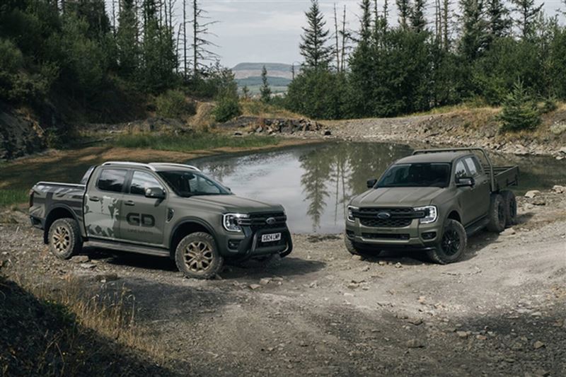 Ranger Super Duty為基礎打造4×4、6×6軍用版本。(圖/翻攝Ford網站)