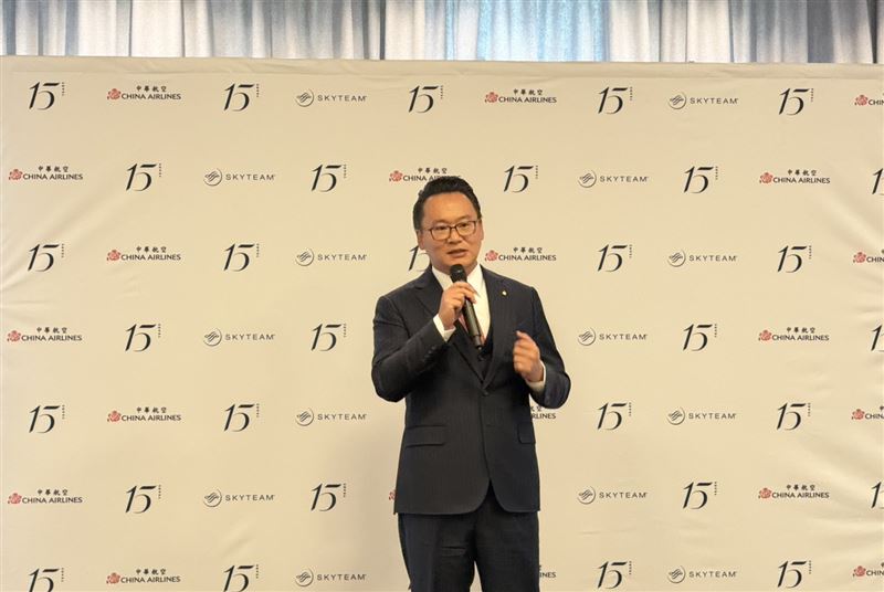 華航此次也宣布與天合聯盟成員維珍大西洋航空簽署協議,正式啟動共用班號合作,預計近期上路。(圖/記者李育道攝影)