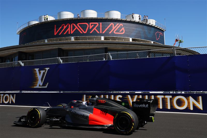 Audi首年參加F1,成績表現不俗。(圖/翻攝Audi網站)
