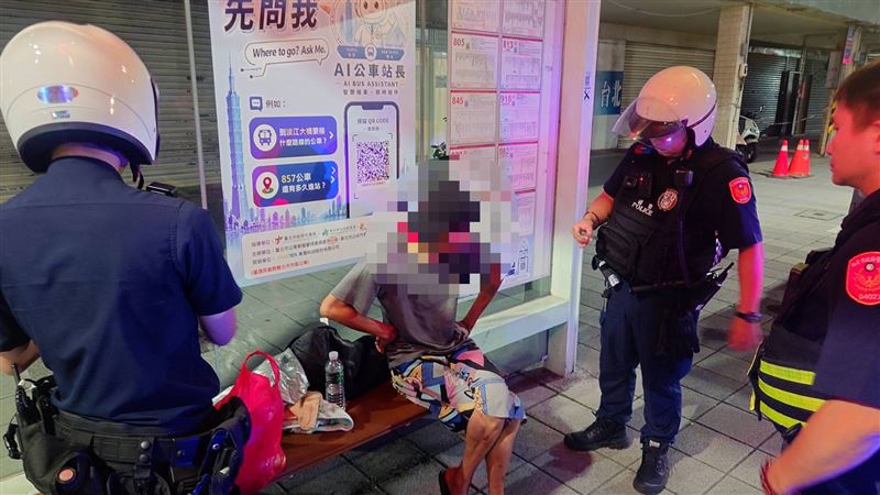 李男被警方逮捕。(圖/翻攝畫面)