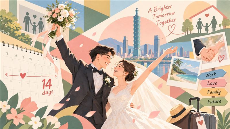 這天去登記婚假14天　薪水這樣領