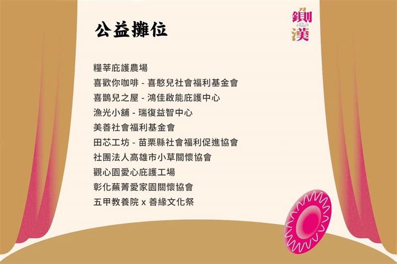 陳幸妤加油!鍘美藝術節「攤位+餐車」全曝光,網讚:黃偉哲許願成功。(圖/翻攝2026台南文藝負心運動之鍘美藝術節)