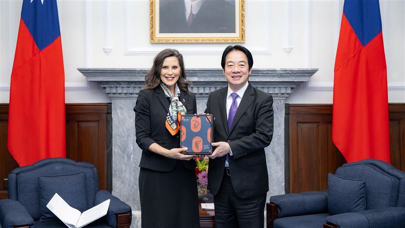 賴清德接見密西根州長　促台美無人機合作