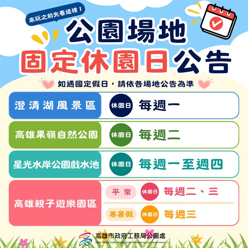 高雄親子遊樂園人氣旺 ,9月28日起週一也能玩。(圖/高市府提供)