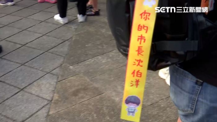 沈伯洋南港肥皂箱開講活動。（圖／翻攝畫面）