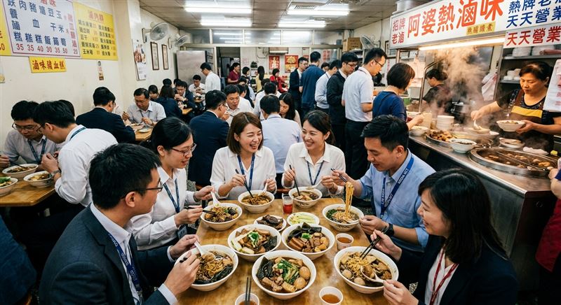 滷味選錯食材，熱量恐暴增300大卡以上！營養師邱世昕建議多選蔬菜、蛋白質，少碰油炸、高脂及加工類，吃前瀝乾滷汁。（示意圖／AI製圖）