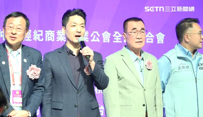 蔣萬安與李四川致詞。(圖/翻攝畫面)