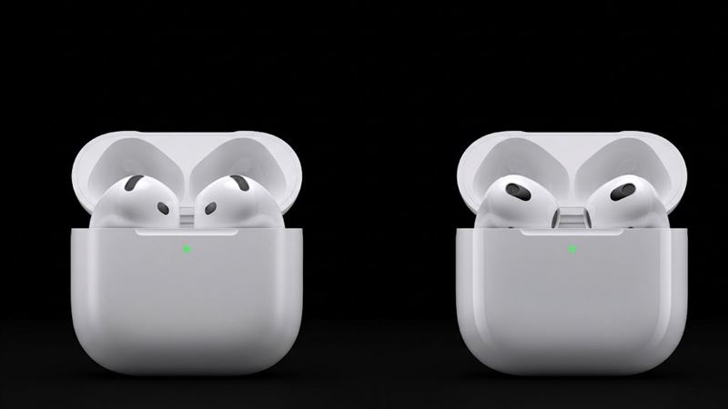 AirPods 4一般版原價 4,490 元降至 2,997 元，主動降噪版則由 5,990 元下殺到 3,997 元。（圖／翻攝自蘋果官網）