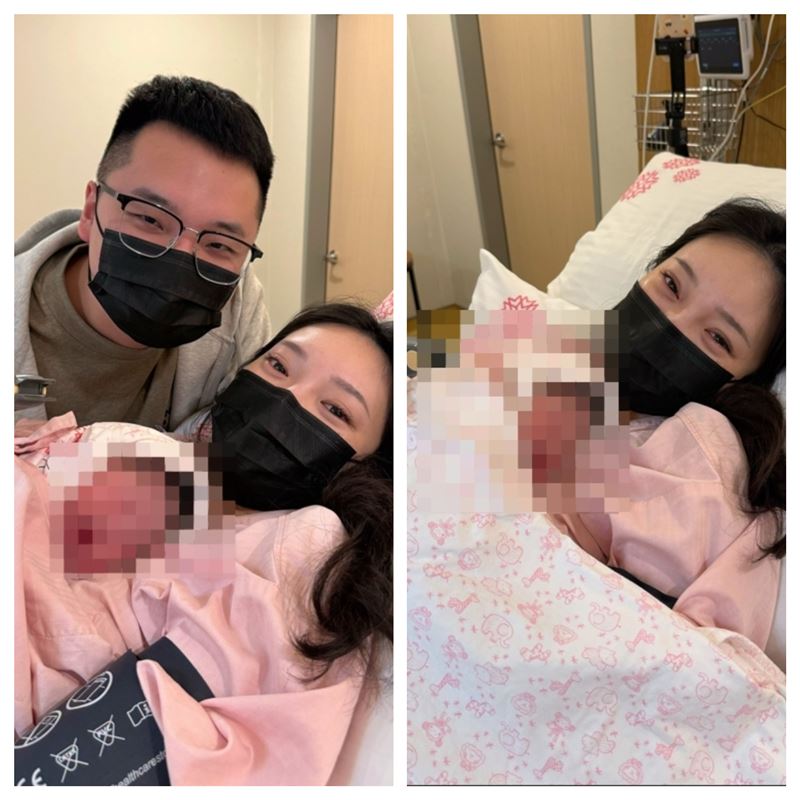 櫻桃姐姐宣布已經順利生下寶貝女兒,正式升格當媽。(圖/翻攝自臉書)