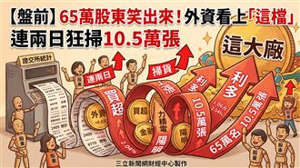 外資看上這檔　連兩日狂掃10.5萬張
