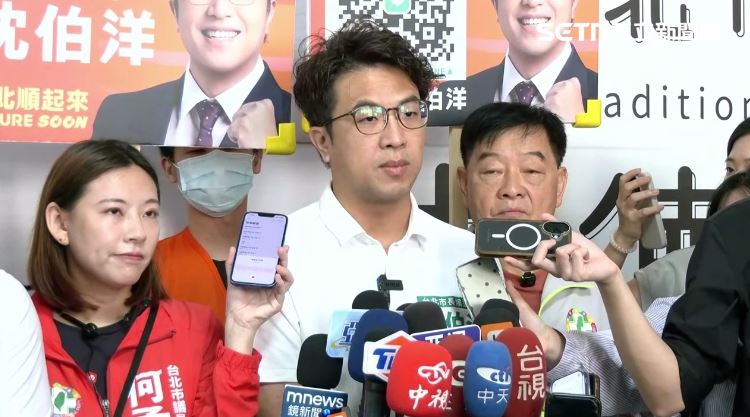 沈伯洋認為，英文能力並非市長必要條件，蔣萬安在國際場合傳遞什麼訊息才是應該聚焦的點。（圖／翻攝畫面）