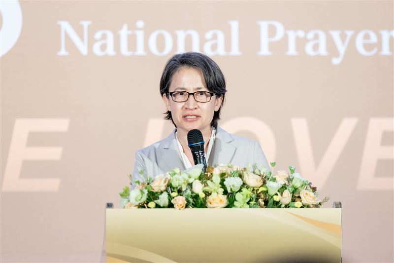 副總統蕭美琴出席「2026國家祈禱早餐會」(圖/總統府提供)