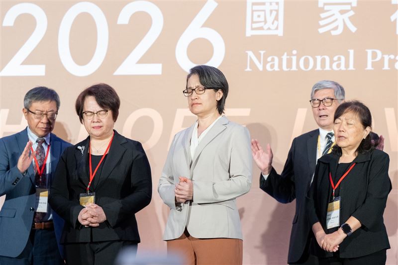 副總統蕭美琴出席「2026國家祈禱早餐會」(圖/總統府提供)