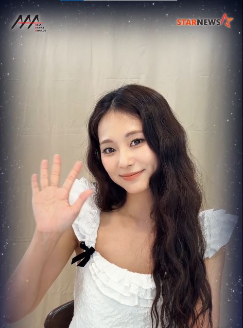 子瑜將連續兩天出席AAA。(圖/翻攝自X平台 @starnewskorea)
