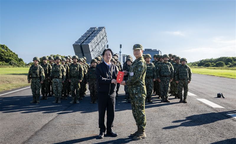 總統賴清德視導「115年三軍聯合精準飛彈射擊」暨秋節勗勉（圖／總統府提供）