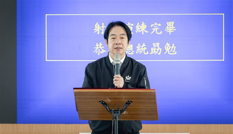 賴清德強調，政府會持續支持國軍精進訓練、更新裝備，並重視官兵的工作環境與生活照顧（圖／總統府提供）